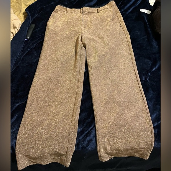 Scotch and soda sparkly gold dress pants - Picture 1 of 6